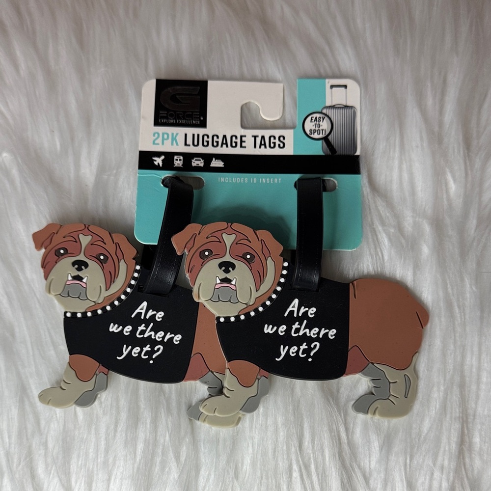 G FORCE Dog Luggage Tags - Set of 2